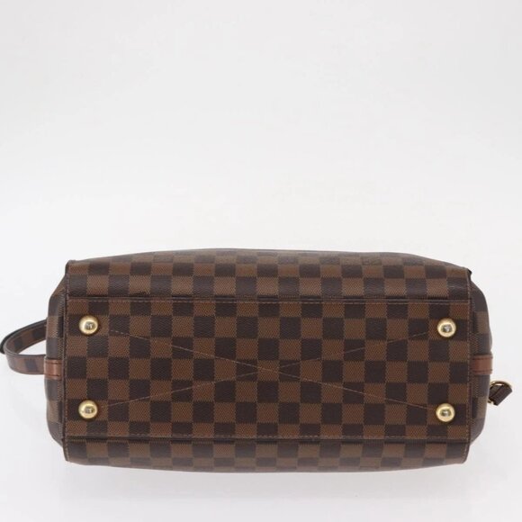LOUIS VUITTON Damier Ebene Greenwich Hand Bag 2way N41337 LV Auth ka034 - Picture 5 of 16